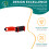 (red) Universal Steering Wheel Phone Mount - Hands-Free Holder 2