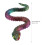 (6 LED Cold White, 45cm) 3D Printed Snake Toy - Multi-Jointed Desktop Decor 2