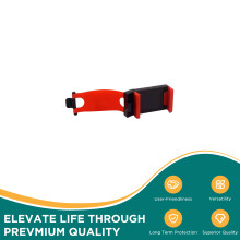 (red) Universal Steering Wheel Phone Mount - Hands-Free Holder