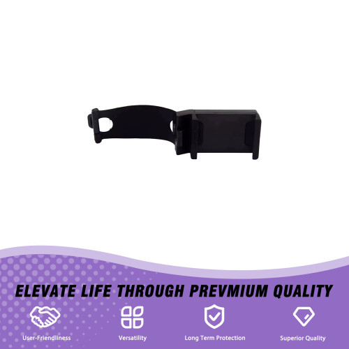 (Black) Universal Steering Wheel Phone Mount - Hands-Free Holder 2