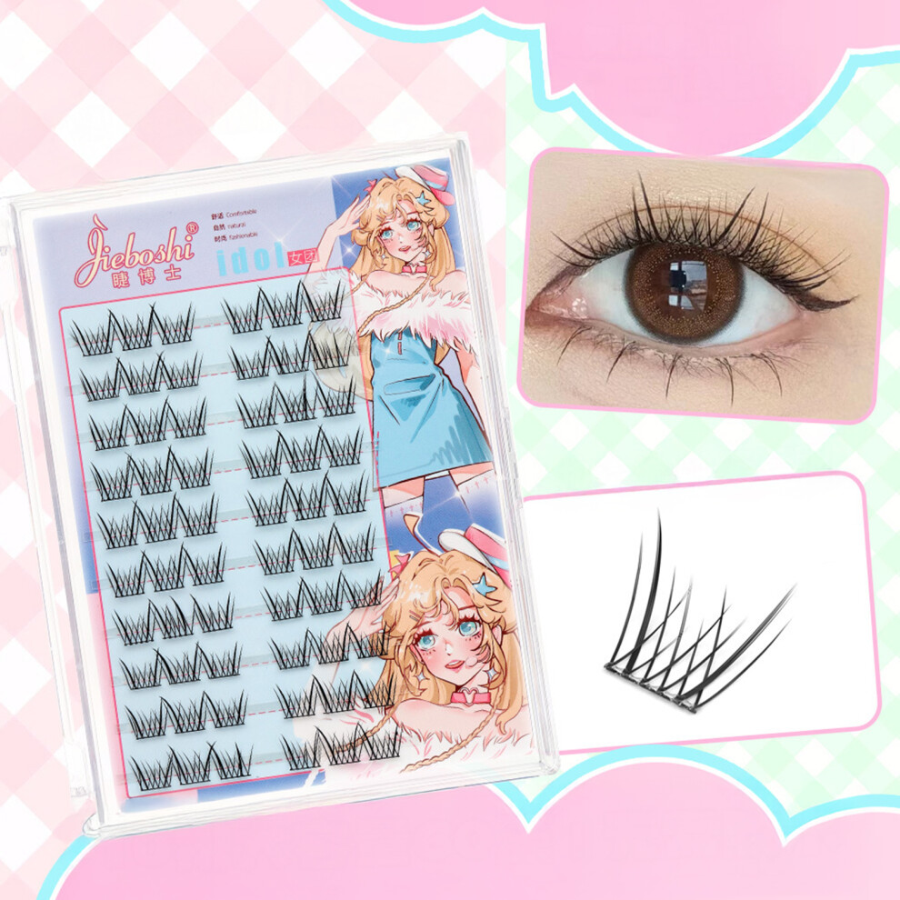Roc-Electron (The Youngest Person) Wispy Eyelash Clusters For Work & Parties