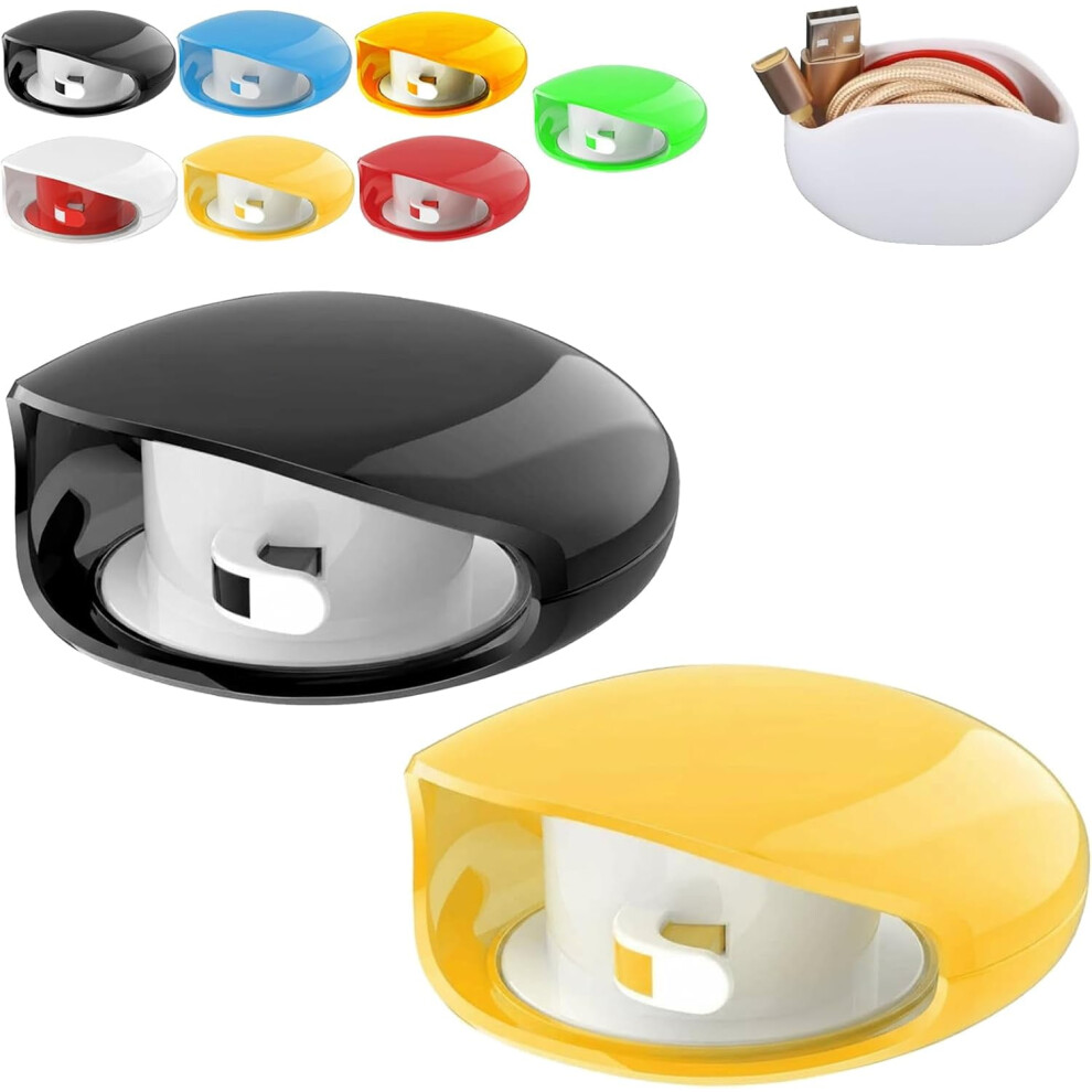 Automatic Cord Reel Â Retractable Organizer For Earphone, Data & Headphone Cables, Tangle-Free, Compatible With Iphone/Android 9159796062622