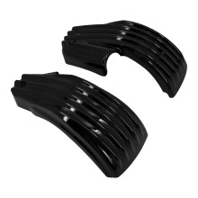 Fence ABS Black Battery Side Fairing Covers for Harley FLFB