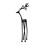 Black Imitation Metal Deer Statue for Entryway Decor 1