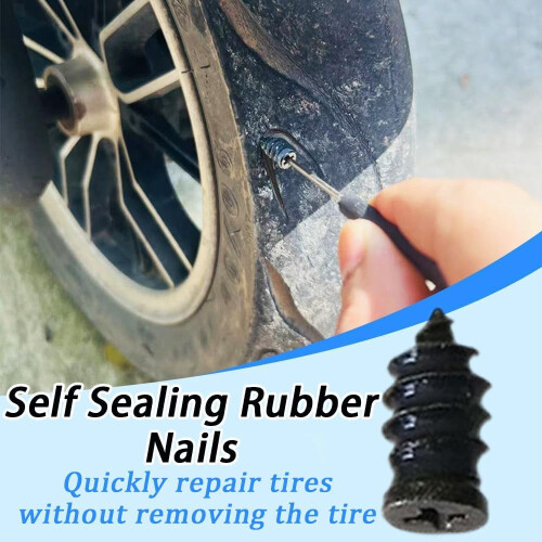 Self-Sealing Rubber Tire Plugs 60 pcs (30L+30S) 1