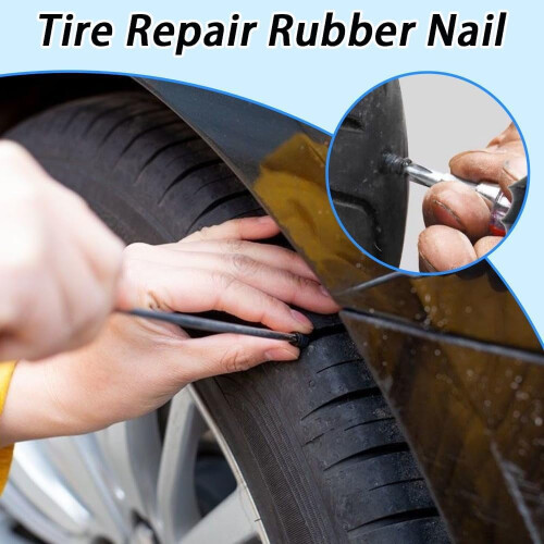 Self-Sealing Rubber Tire Plugs 60 pcs (30L+30S) 2