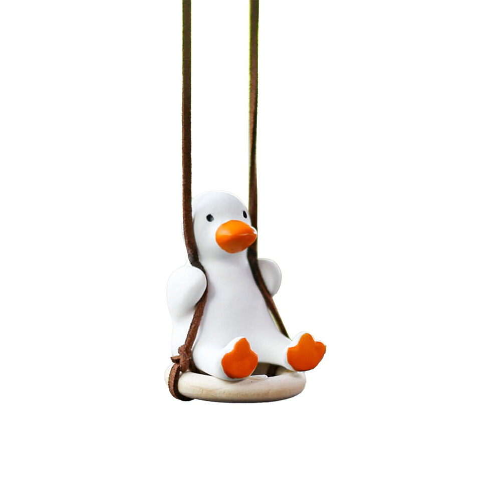 Swinging Duck Car Hanging Ornament, Duck Swing Car Ornament, Hanging Duck For Car Mirror 9009879545606