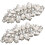 Shoe Clips Silver Rhinestone 1 Pair 2.4x1.4x0.4In 1