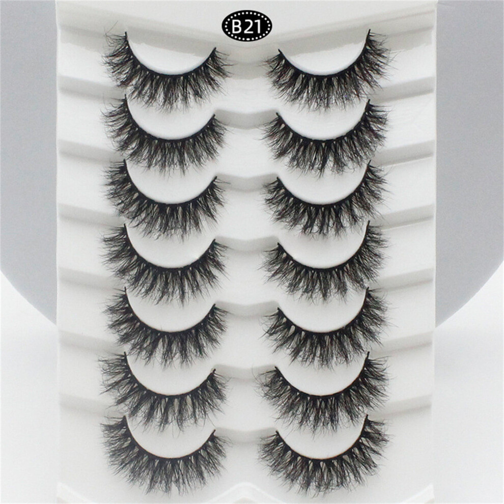 Eyelashes False Eyelashes Lashes 5 Pairs Soft Volume Eyelashes Packs for Dramatic