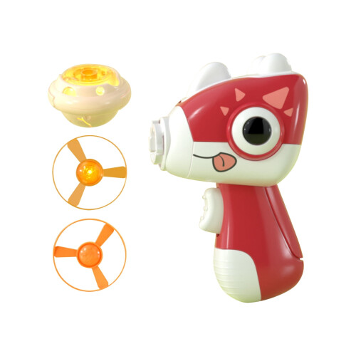 Dinosaur Spinning Top Toy with Handgun Launcher 5 Discs