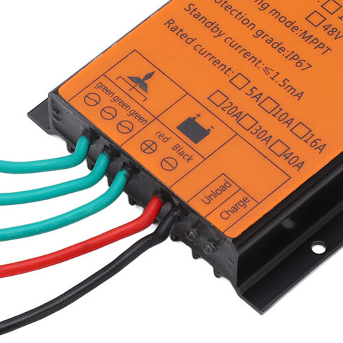 Wind Turbine MPPT Controller 48V 500W IP67 Aluminum Shell with LED Display 2