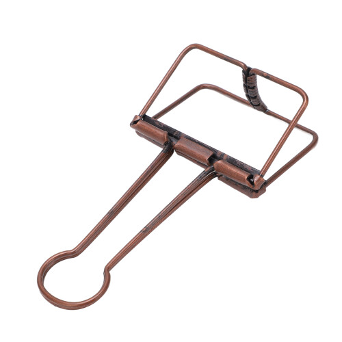 30 Stück Draht-Binderclips, 2 Zoll Lila-Bronze 2