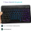 Capa universal com teclado para tablets de 9 a 11 polegadas. 5