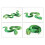 (Yellow-green, 45cm) 3D Printed Snake Toy - Multi-Jointed Desktop Decor 1