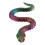 (6 LED Cold White, 45cm) 3D Printed Snake Toy - Multi-Jointed Desktop Decor 1