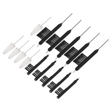 Hearing Amplifier Cleaning Tools Set, ABS Earwax Removal Brush Kit