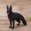 High Simulation Plastic Dog Model for Kids, 20.2cm, Black 1