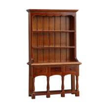 1/12 Dollhouse Bookcase DIY Vertical Bookcase for Office Study Room Entryway