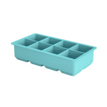 Stackable Large Ice Cubes Maker Silicones Tray Freezers Safe Flexible Ice Molds For Refrigerator Space Saving Storage