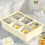 Stackable Large Ice Cubes Maker Silicones Tray Freezers Safe Flexible Ice Molds For Refrigerator Space Saving Storage 5