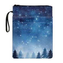 Book Protector with Lightweight Waterproof Polyester Fabric Book Organzier Holder for Friend Journal 11.4 Inch X 8.66 Inch