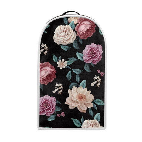Rose Pattern Waterproof Dust Cover for Kitchen Use Polyester, Protective, Multifunctional
