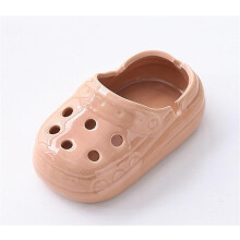Cute Ceramic Shoes Ashtray Simple Style Cigarette Cigar Ash Tray Smoking Ash Holder For Home Office Coffee Bars(White,4.6x2.4x2(IN))