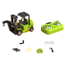 Mini Green Rc Forklift Toy - Vibrant Color & Precision Controls,Interactive Construction Vehicle For Boys & Creative Playtime