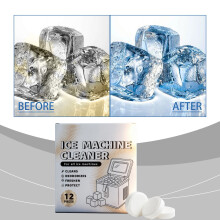 Ice Maker Cleaning Tablets, Efficient Descaling & Deodorizing, Extends Ice Maker Life & Improves Taste, Ideal for Home & Commercial Ice Machines