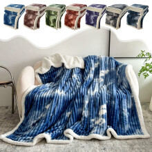 Lamb's Wool Milk Fleece Blanket Double Layer 100x70cm