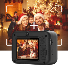 Teen's Digital Camera,2000W Dual Lens,2.0" Screen,Front & Rear Photography,64GB Expandable,ABS Body,Ideal for Ages 3-12