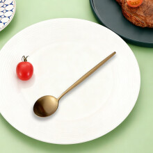 Stainless Steel Coffee Spoon, Long Handle Stirring Spoon for Tea and Desserts, Ergonomic Design for Comfortable Grip, Ideal for Office and Home Use