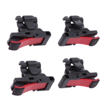4Pcs Mobile Game Shortcut Button Red Easy Install Phone Trigger Controls