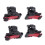 4Pcs Mobile Game Shortcut Button Red Easy Install Phone Trigger Controls 1