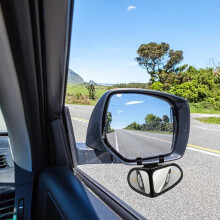 Car Blind Spot Mirror, 360 Adjustable, Wide Angle Rear View, Parking Assistance, Universal Fit, for All Vehicles, Easy Installation, 2-Pack