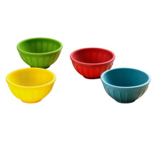 4Pcs Round Silicone Muffin Baking Cups Flexible Nonstick Bakeware