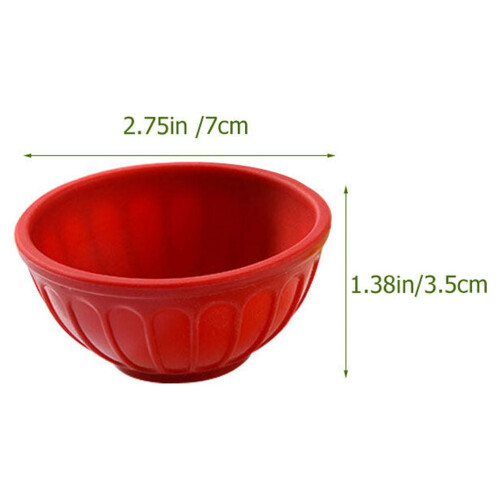 4Pcs Round Silicone Muffin Baking Cups Flexible Nonstick Bakeware 1
