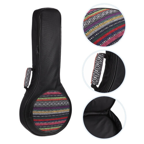 1Pack Portable Mandolin Case Thick Cotton Hands Storage Bag for Musical Instruments