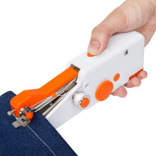 Handheld Sewing Machine CS101 – Portable Electric Mini Sewing Kit for Beginners, Ages 8–12, Includes Manual & Accessories, Quick Stitching,