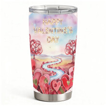 Pastel Valentine Insulated Stainless Steel Tumbler with
