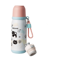 316 Stainless Steel Vacuum Cup, Portable with Carrying Strap, Pop-up Straw, Outdoor Sports Water Bottle/13.5 Oz