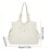 Women's Nylon Drawstring Tote Bag with Multiple Pockets - 3