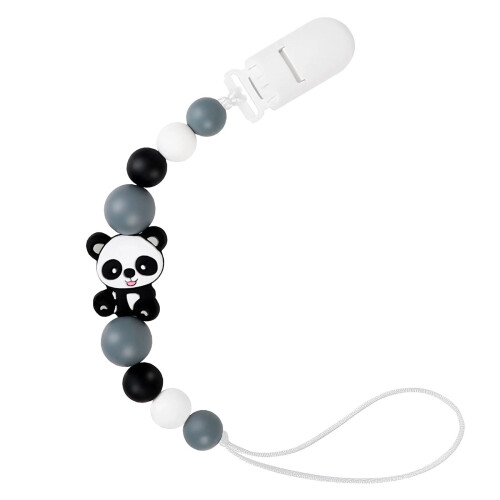 Pacifier Clip Silicone Animal Panda Dinosaur Newborn 1