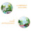 Mini Frog Figurines Resin Cake Toppers 12 Pieces 3