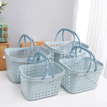Plastic Fruit Basket Blue for Home and Supermarket Storage Ctirchiu