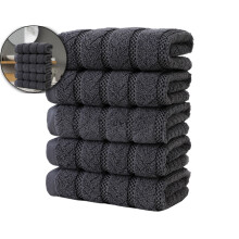 5-Pack Cotton Face Towels – Super Absorbent & Soft Washcloths for Face and Body, Lightweight Bath Towel Set for Travel, Gym, Home