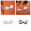 COMEET κλιπ μαλλιών για πάρτι, κλιπ μαλλιών Cosplay Novelty Bat Wing Lace Bows Κλιπ μαλλιών για 5