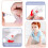Pacifier Clips Silicone Cute Animal Panda Dinosaur Pacifier Holder Strap for Newborns Baby Teethers 6