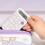 AuroraX Office Basic Calculator Simple Compact Pocket Calculator,Handheld 8 Digit Standard 4 Function Calculator Learning Study College Supplies 6