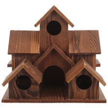 Wooden Bird House Outside Hanging Bird House Backyard Courtyard Decorative Bird House